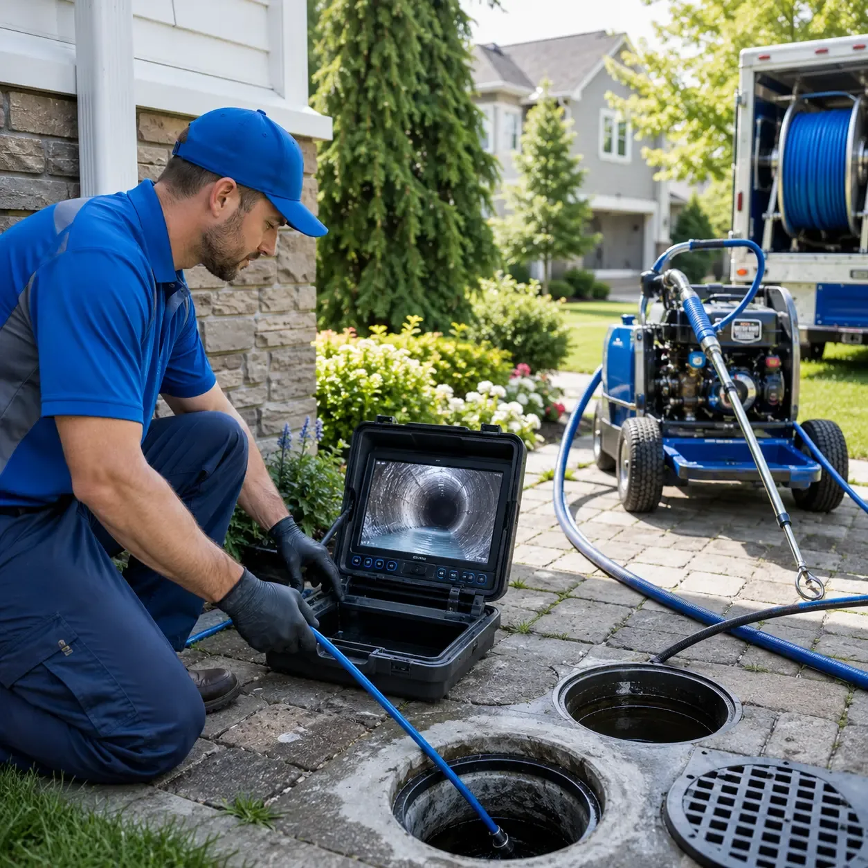 Outdoor drain cleaning professionals serving Fruitland, IA